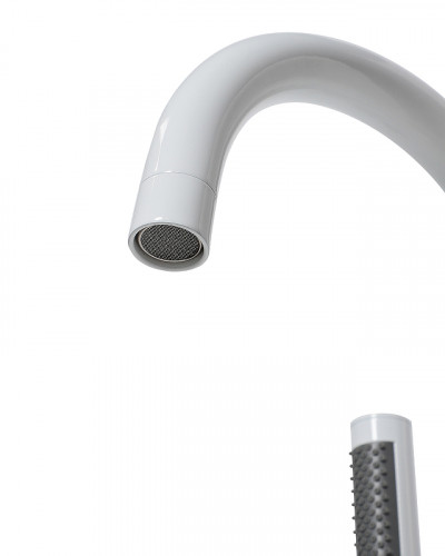 Смеситель для ванны Orange Steel M99-336w Белый на пол