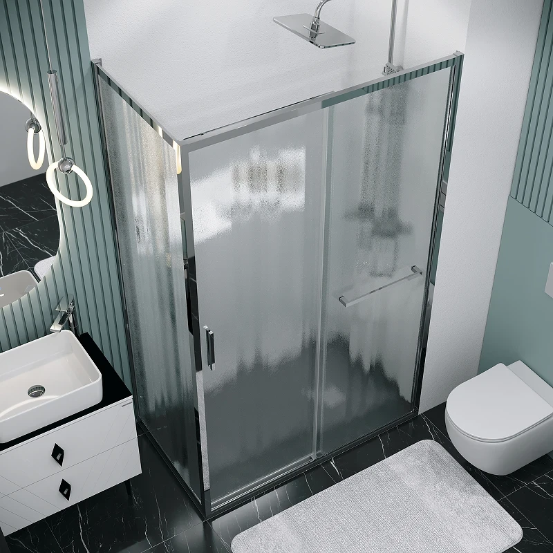 Душевой уголок Grossman Style 110х90 120.K33.05.1190.10.02 профиль Хром стекло шиншилла