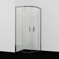 Душевой уголок WasserKRAFT Tauber 90х90 64S01 профиль цвет Никель стекло прозрачное