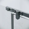 Душевой уголок Grossman Pragma 100х90 120.K33.03.1090.21.02 профиль Черный матовый стекло шиншилла
