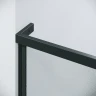 Душевой уголок Grossman Pragma 100х90 120.K33.03.1090.21.02 профиль Черный матовый стекло шиншилла