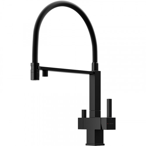 Смеситель для кухни Sancos Moro SC4006MB Черный матовый латунь