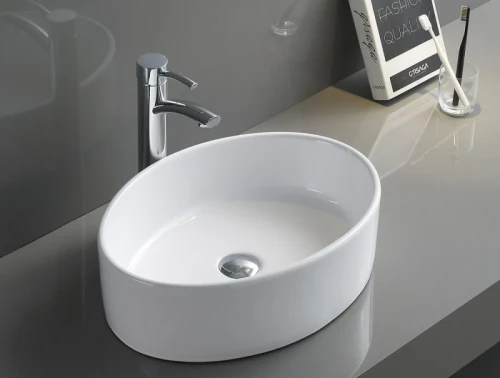 Раковина-чаша BelBagno 51 BB1049 Белая фаянс накладная