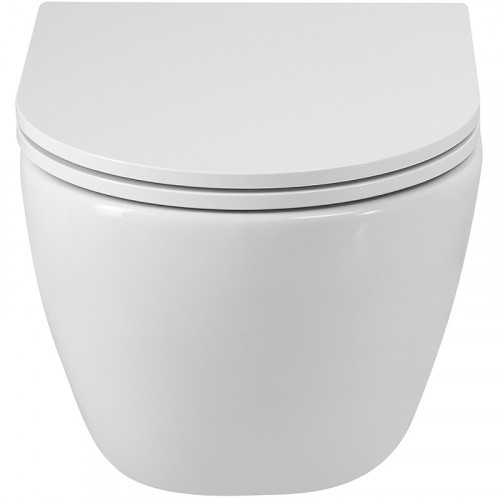 Унитаз Cezares Relax-Tor CZR-38088-49-TH-TOR/SC подвесной с сиденьем Микролифт фаянс подвесной