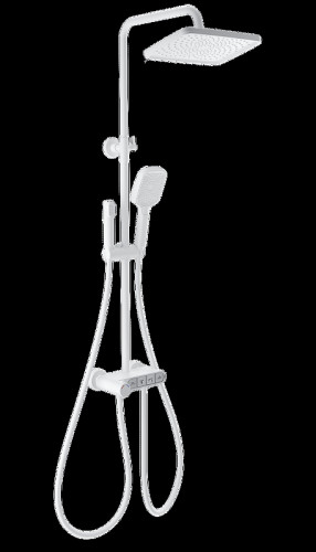 Душевая система Wonzon &amp; Woghand Muse WW-B3112-MW с термостатом цвет Белый матовый