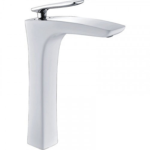 Смеситель для раковины Rose R27F R2711F Белый Хром латунь