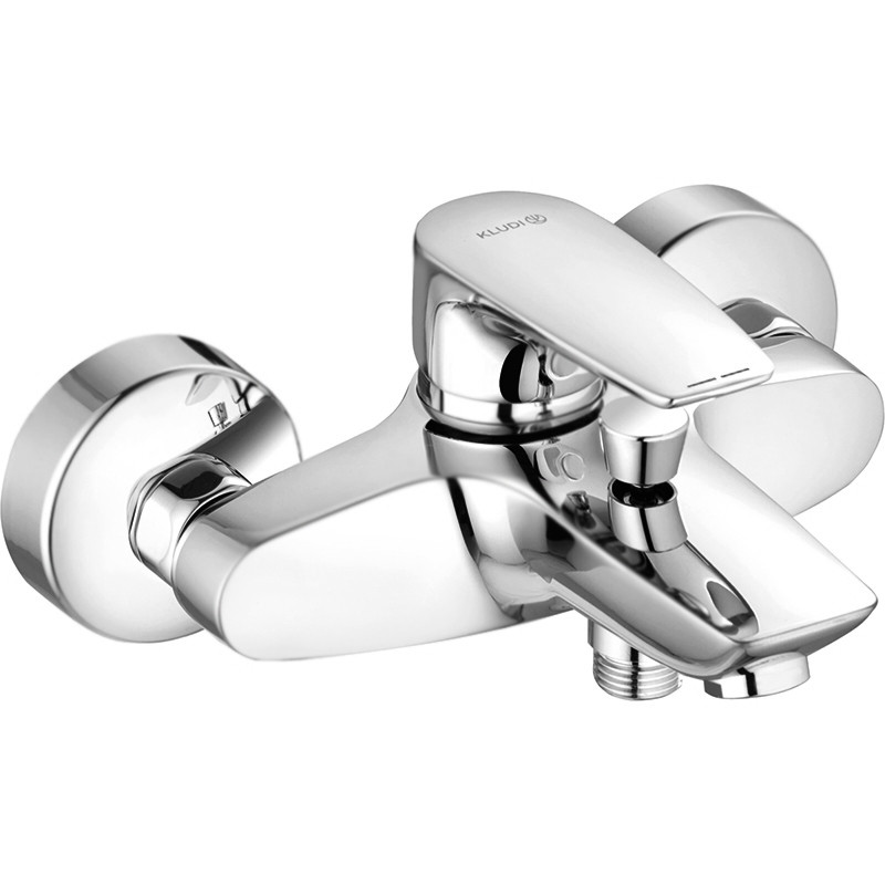 Смеситель для ванны Kludi Pure Solid 346810575 Хром латунь на стену