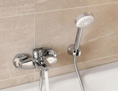 Смеситель для ванны Kludi Pure Solid 346810575 Хром латунь на стену