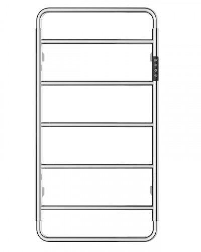 Электрический полотенцесушитель Wonzon & Woghand Wismar 47,5х90,4 R WW-AL202-BR цвет Брашированный никель