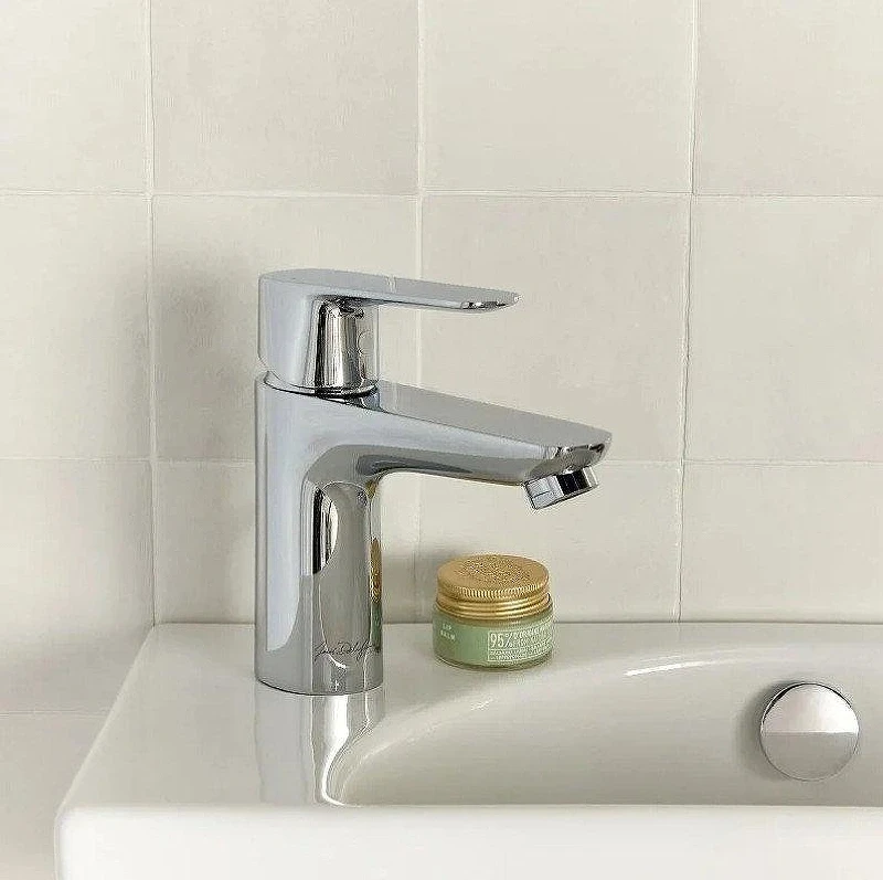 Смеситель для раковины Jacob Delafon July+ E35662-4-CP с донным клапаном цвет Хром