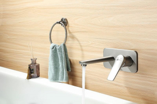 Смеситель для раковины Lemark Bronx LM3726GM Графит