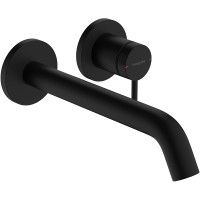 Смеситель для раковины Hansgrohe Tecturis S 73351670 Черный матовый латунь встраиваемый