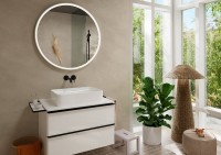 Смеситель для раковины Hansgrohe Tecturis S 73351670 Черный матовый латунь встраиваемый