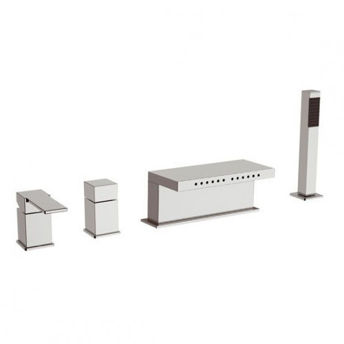 Смеситель для ванны Remer Qubica Q06 Хром на столешницу