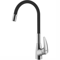 Смеситель для кухни Lemark Linara LM0415C-Black Хром Черный латунь