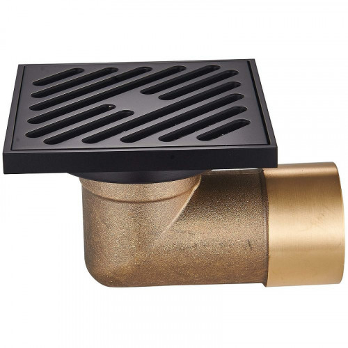 Душевой трап Raglo 100x100 R606.10.06 с Черной матовой решеткой