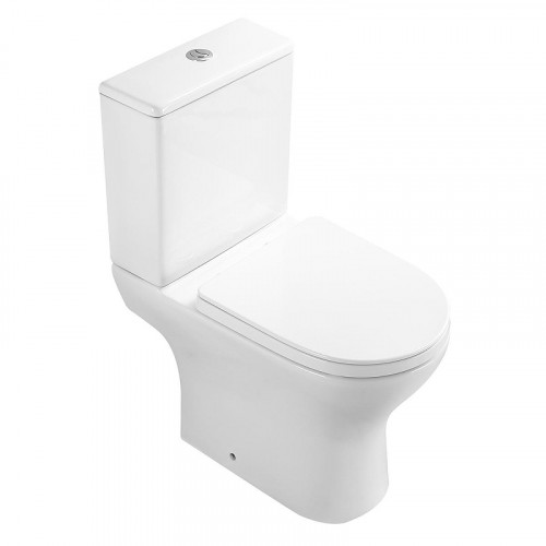 Унитаз компакт Azario Mist AZ-45T цвет Белый с бачком и сиденьем Микролифт