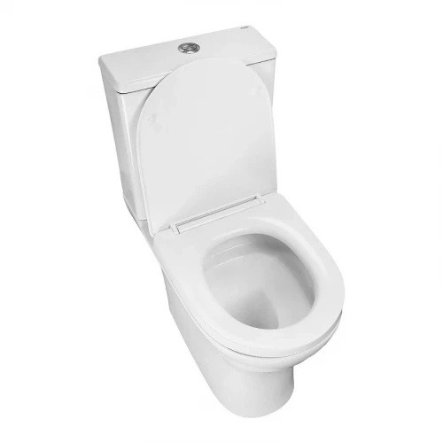 Унитаз компакт Azario Mist AZ-45T цвет Белый с бачком и сиденьем Микролифт
