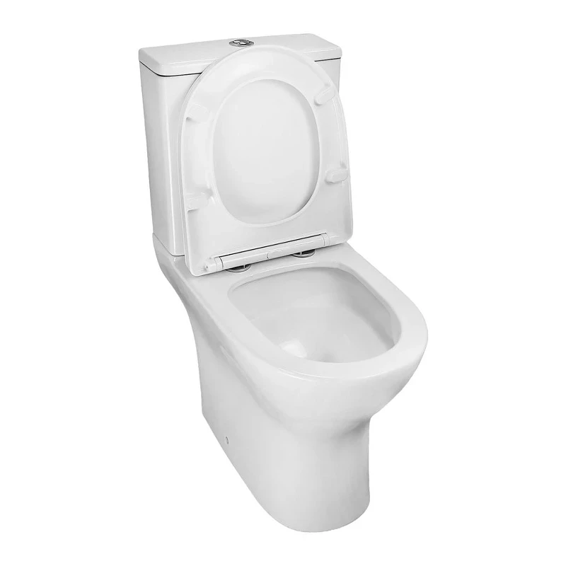 Унитаз компакт Azario Mist AZ-45T цвет Белый с бачком и сиденьем Микролифт