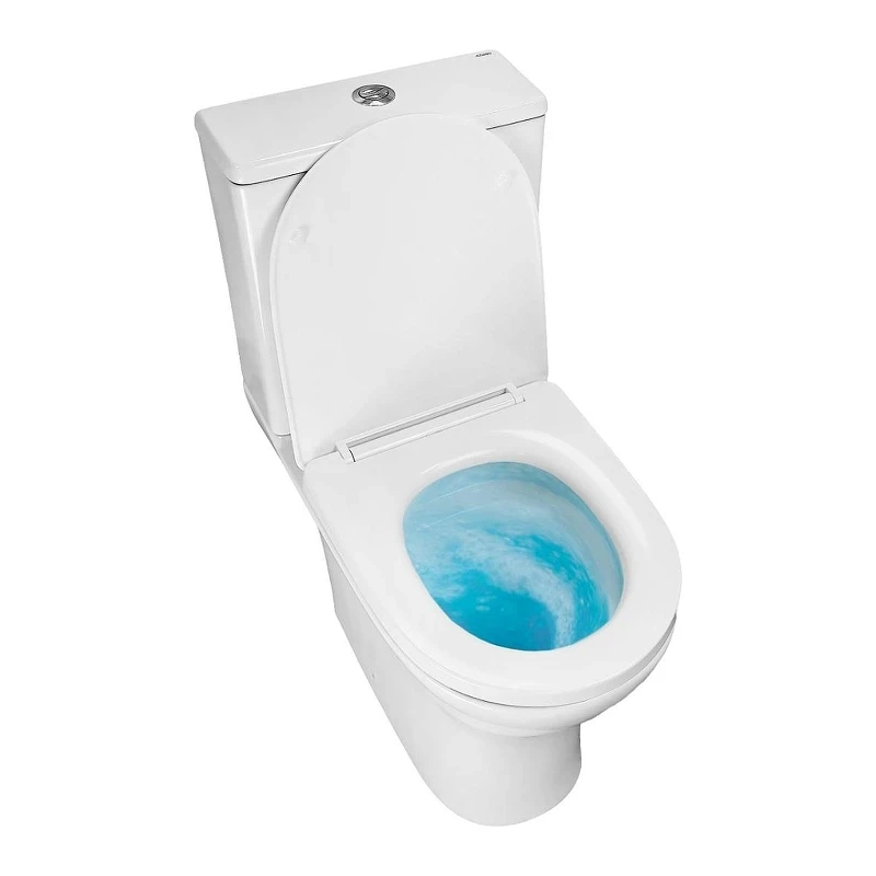 Унитаз компакт Azario Mist AZ-45T цвет Белый с бачком и сиденьем Микролифт