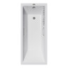 Чугунная ванна Vinsent Veron Square 170x75 VSQ1707545H/VH0012NI цвет Белый с квадратными ручками никель