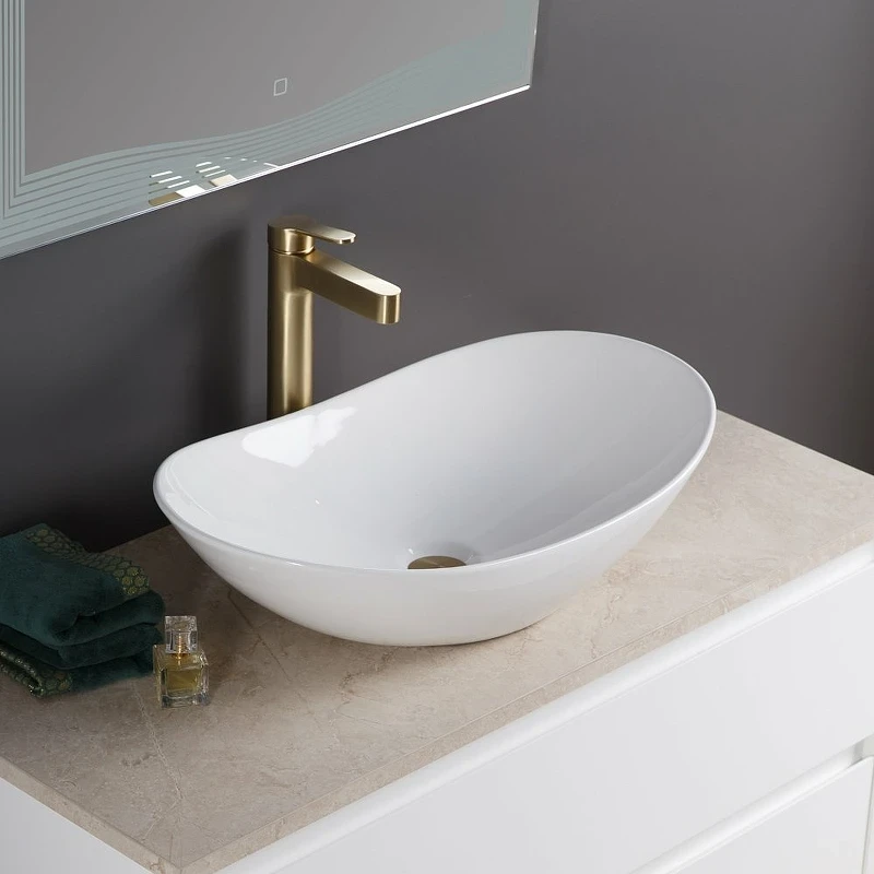 Раковина-чаша BelBagno 60 BB1404 Белая фаянс накладная