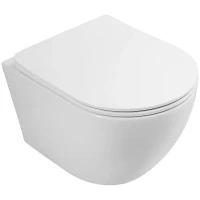 Унитаз Art&Max Sanremo AM026CHR/SC подвесной с сиденьем Микролифт