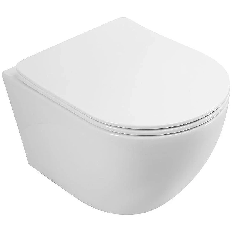Унитаз Art&Max Sanremo AM026CHR/SC подвесной с сиденьем Микролифт