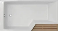Акриловая ванна Jacob Delafon Bain Douche Neo 150x80 L E6D119L-00 цвет Белый
