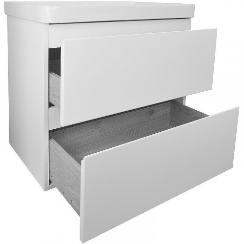 Тумба с раковиной Azario Мила 70 CS00082786 подвесная Белая матовая