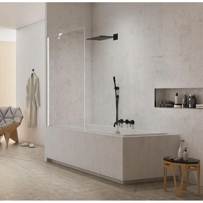 Шторка для ванны New Trendy NEW MODUS White x70 EXK-2337