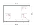 Душевой уголок BelBagno Soft Close-1 140x90 SOFT_CLOSE-1-AH-1-140/90-C-Cr профиль Хром стекло прозрачное