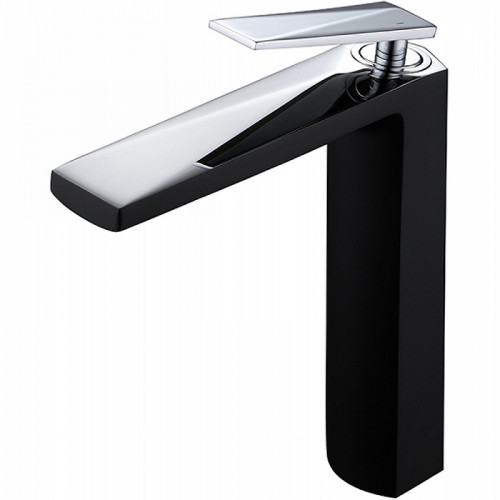 Смеситель для раковины Boheme Venturo 372-b Черный, Хром латунь