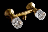 Смеситель для душа Boheme Crystal 314-CRST Бронза латунь на стену