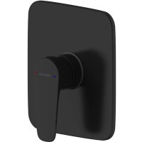 Смеситель для душа Bravat Source PB8173218BW-ENG Черный матовый латунь встраиваемый