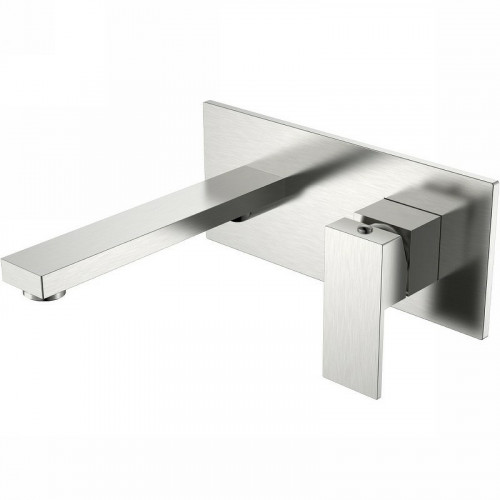 Смеситель для раковины Boheme Qubic 475-NB Никель брашированный латунь