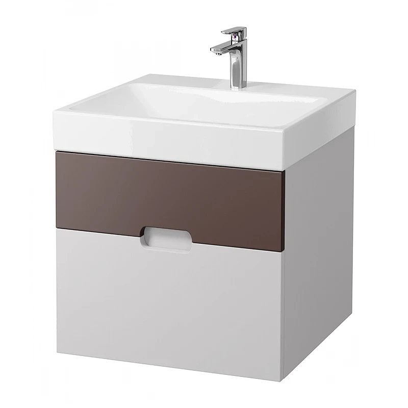 Тумба под раковину Creto Malibu 60 7-1077CS подвесная Chocolate Soft МДФ / ЛДСП