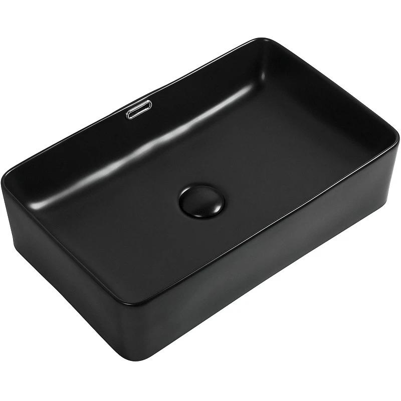 Раковина-чаша Aquanet Perfect-3-MB 55 273676 Черная матовая фаянс накладная
