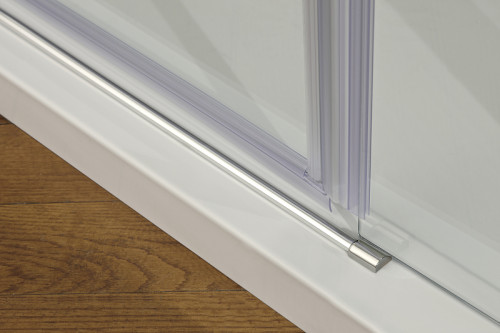 Душевая стенка Jacob Delafon Contra 80 E22FC80-GA профиль Хром стекло прозрачное