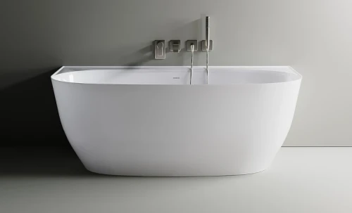 Ванна из искусственного камня Astra Form Атрия 170х85 01010013+08010053 цвет Белый глянцевый
