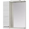 Зеркало со шкафом Aquaton Ронда 60 1A205102RSC2L с подсветкой Дуб сомерсет МДФ / ЛДСП