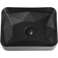 Раковина-чаша Orange 46 B02-460MB Черная матовая фарфор накладная