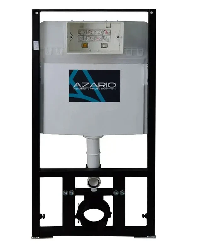 Унитаз с инсталляцией Azario AZ-8010-1000+LY1100R цвет Белый с сиденьем Микролифт
