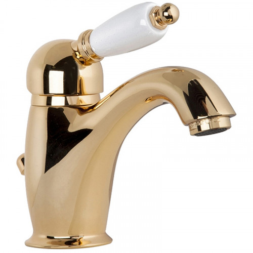 Смеситель для раковины Gattoni Orta 2746/27D0 OLD Золото 24 карат латунь