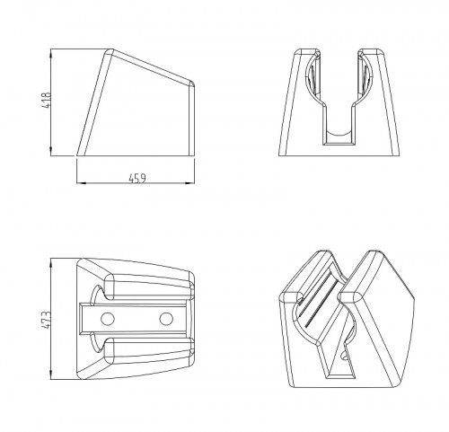 Держатель ручного душа Splendy AA221NPACR цвет Хром