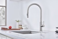 Смеситель для кухни Paulmark Senso Se215180-BS Брашированная сталь латунь