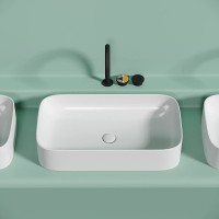 Раковина-чаша Ceramicanova Element 71 CN6054MW Белая матовая фарфор накладная