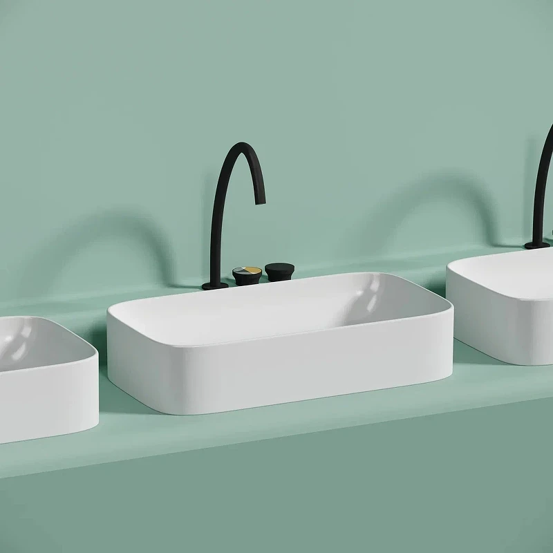 Раковина-чаша Ceramicanova Element 71 CN6054MW Белая матовая фарфор накладная