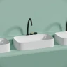 Раковина-чаша Ceramicanova Element 71 CN6054MW Белая матовая фарфор накладная