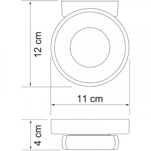 Мыльница WasserKRAFT Berkel K-6829 Хром